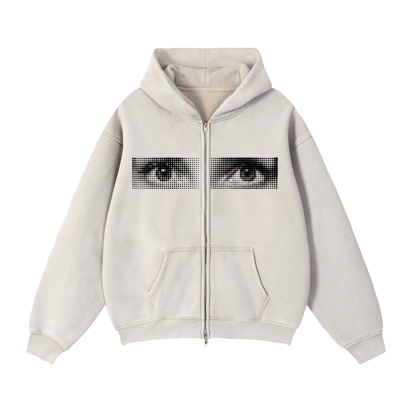 Witness - Zip-Through Boxy Fleece Hoodie