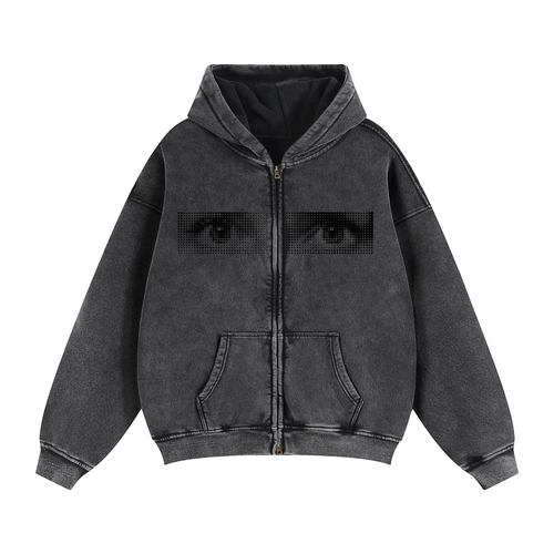 Witness - Zip-Through Boxy Fleece Hoodie
