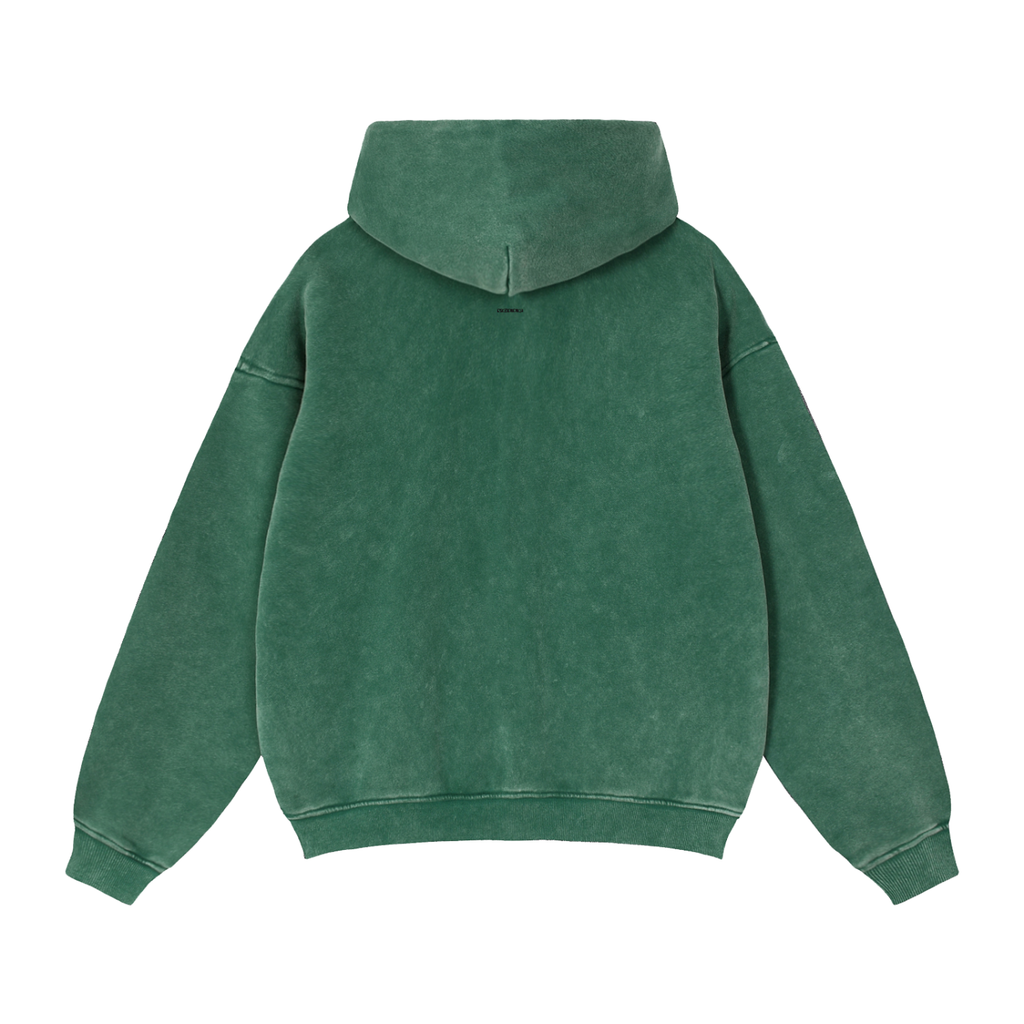 Witness - Zip-Through Boxy Fleece Hoodie