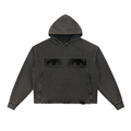 Witness - Vintage Washed Frayed-Hem Hoodie