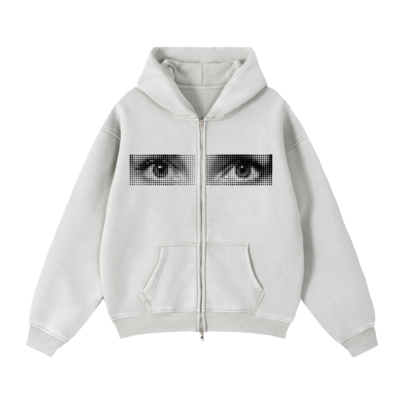 Witness - Zip-Through Boxy Fleece Hoodie