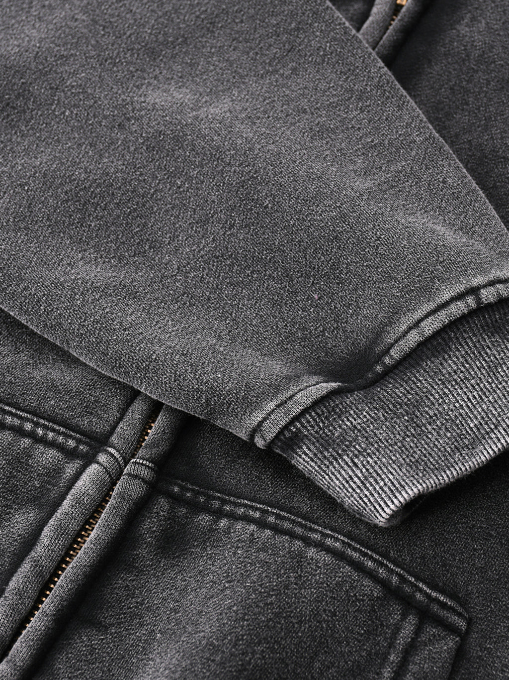 Witness - Zip-Through Boxy Fleece Hoodie