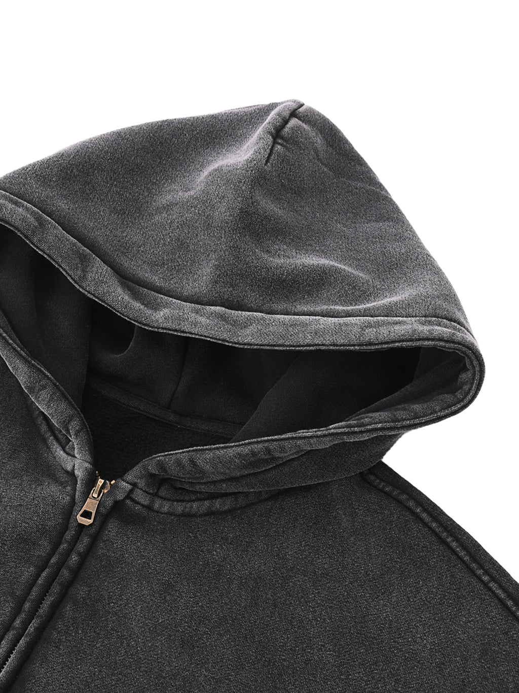 Witness - Zip-Through Boxy Fleece Hoodie