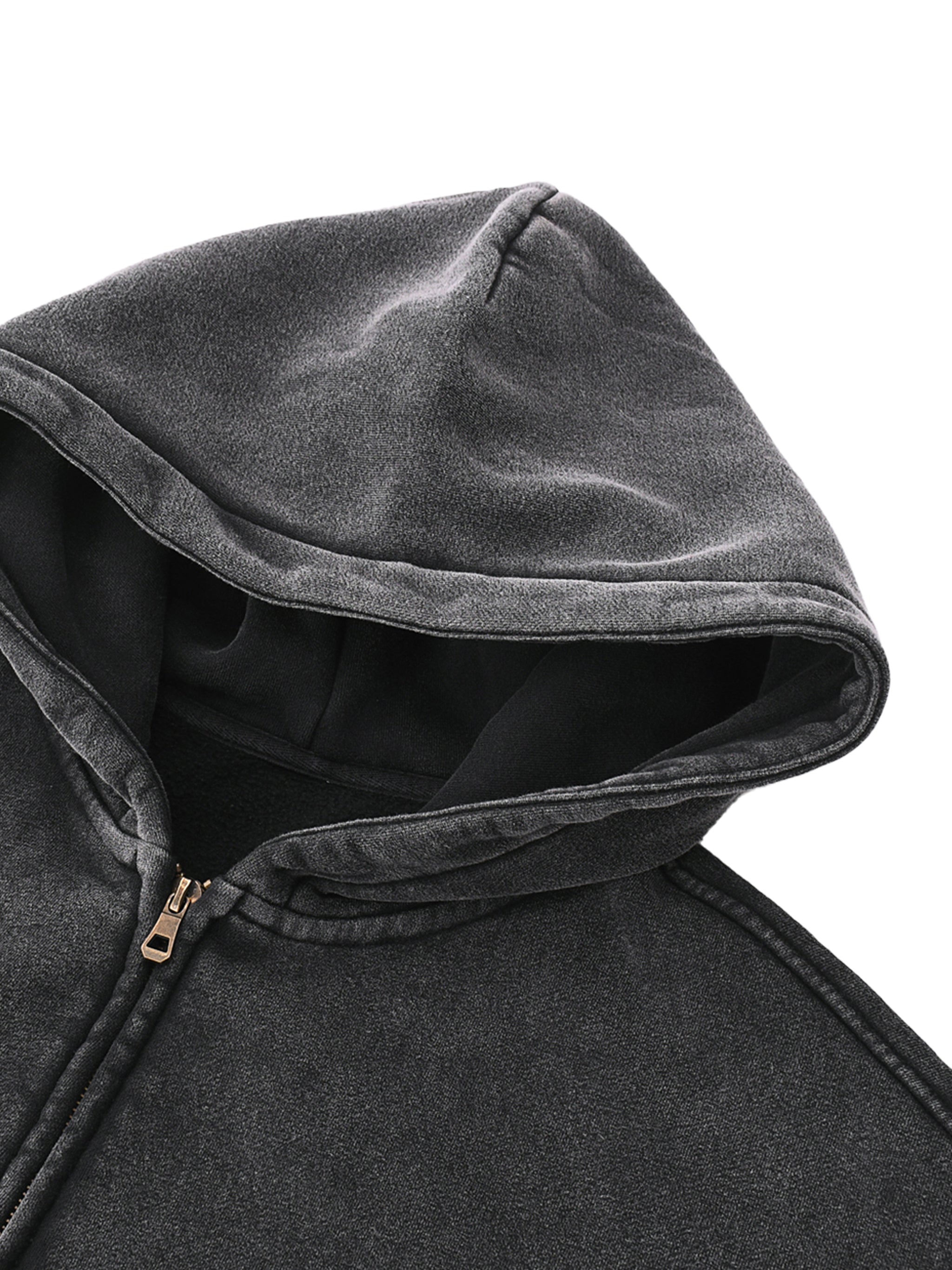 Witness - Zip-Through Boxy Fleece Hoodie