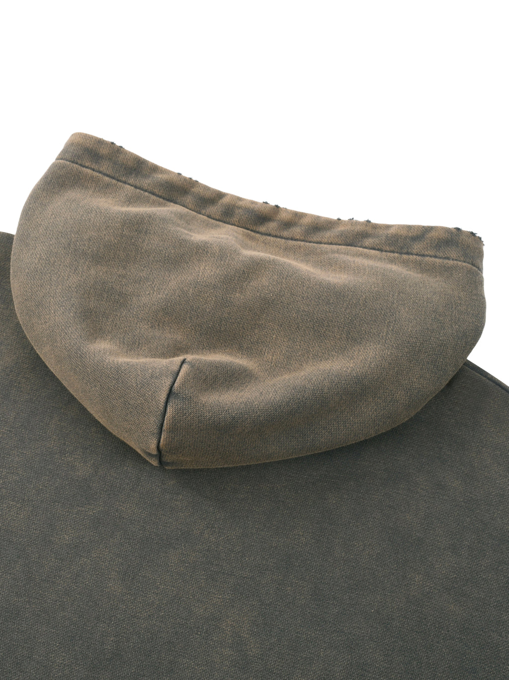 Witness - Vintage Washed Frayed-Hem Hoodie
