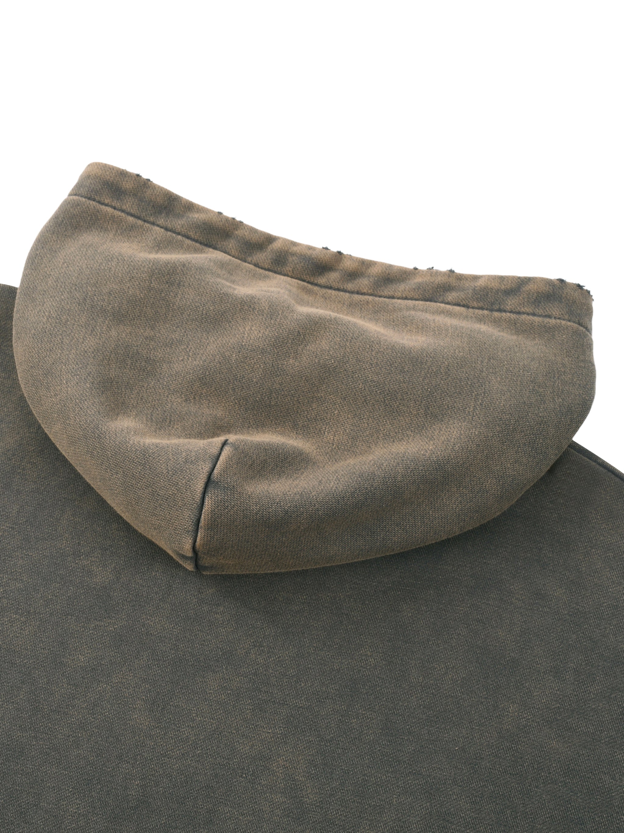 Witness - Vintage Washed Frayed-Hem Hoodie